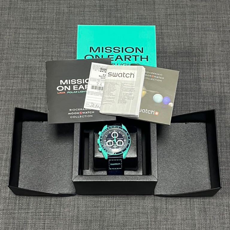 送料無料 オーロラ Swatch Omega Bioceramic Moonswatch Mission 送料無料 オーロラ Swatch Omega Bioceramic Moonswatch Mission