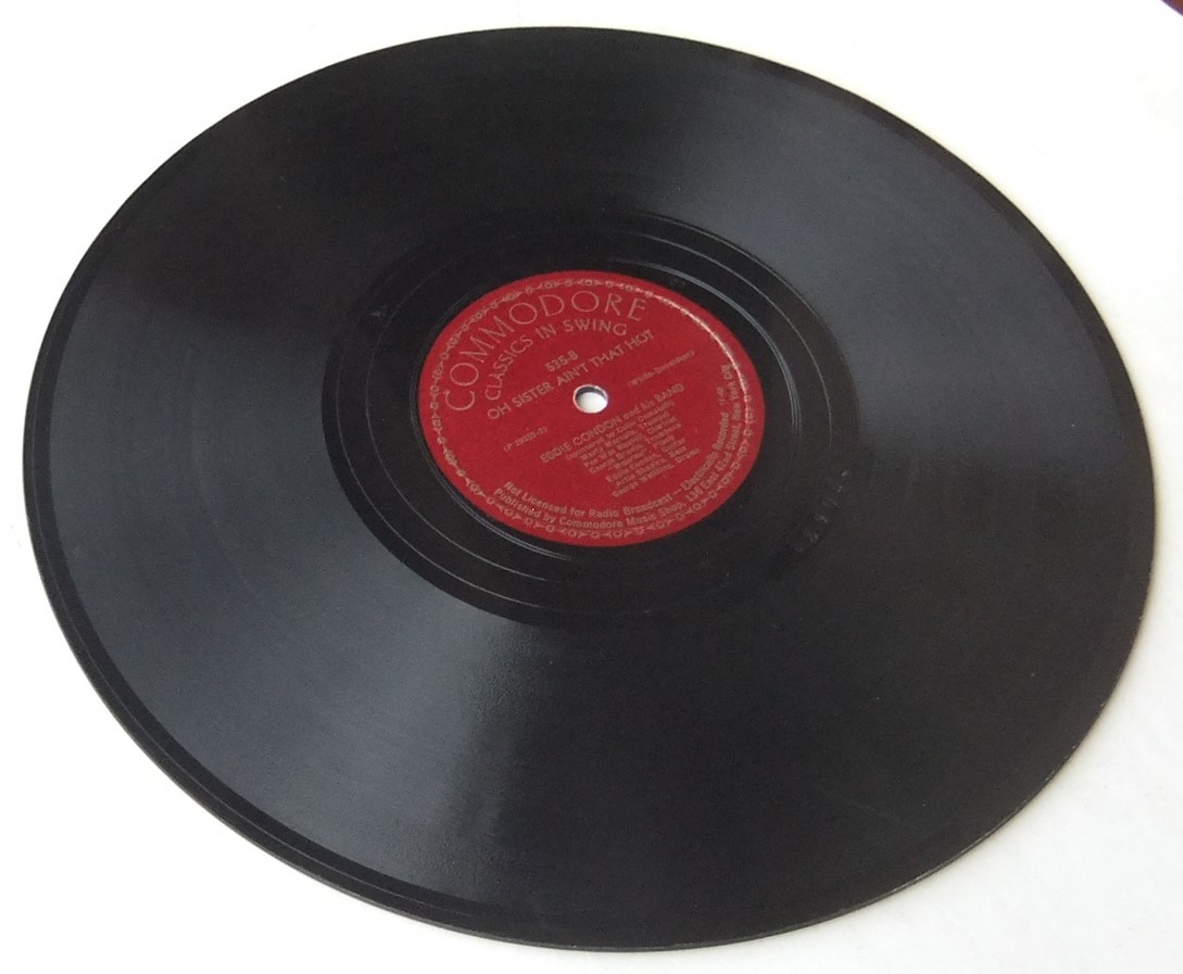 ◆ EDDIE CONDON ◆ ( You ’ re Some ) Pretty Doll / Oh Sister Ain ’ t That Hot ◆ Commodore 535 (78rpm SP) ◆_画像4