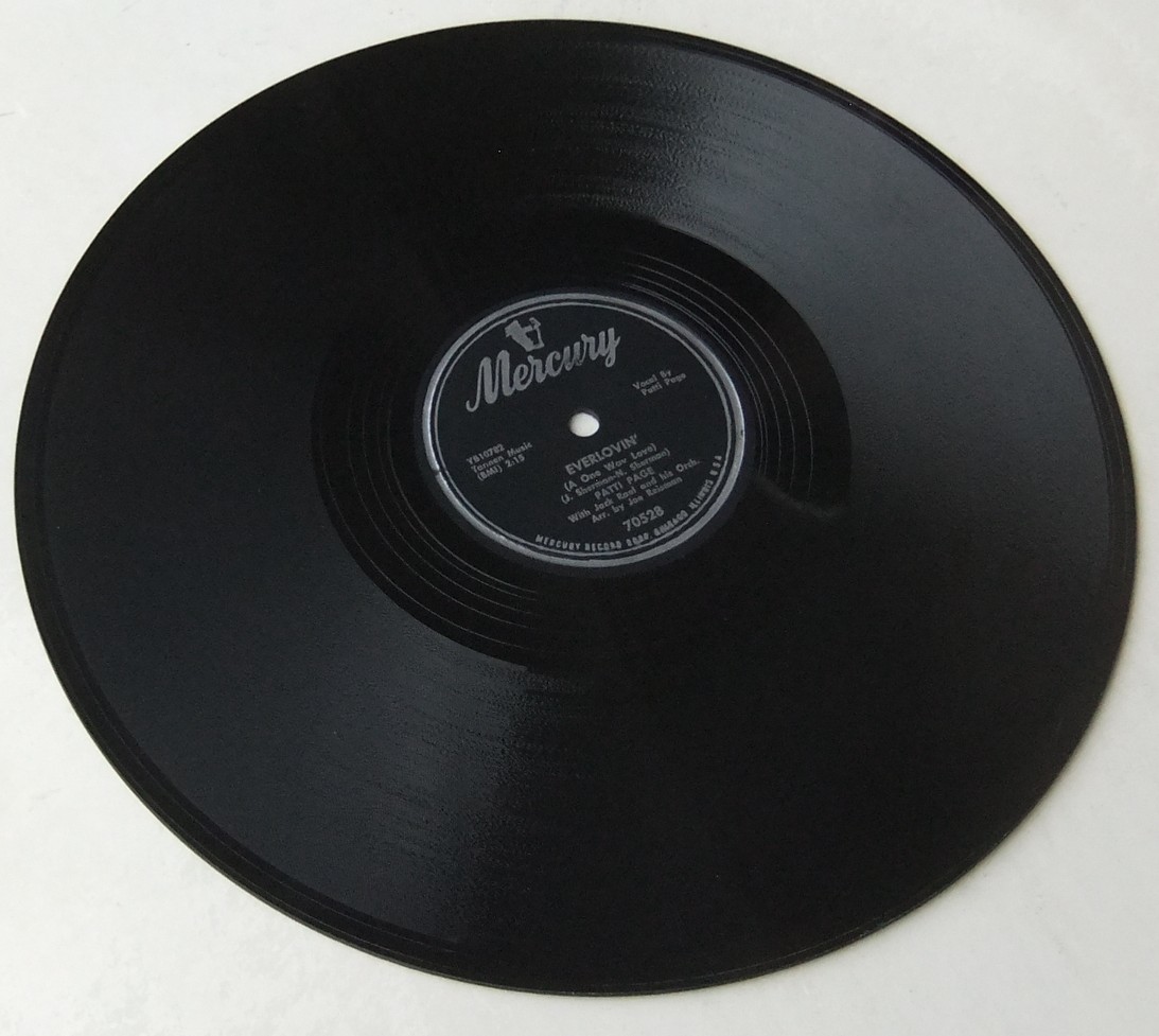 * PATTI PAGE * You Too Can Be A Dreamer / Everlovin \' * Mercury 70528 (78rpm SP) *