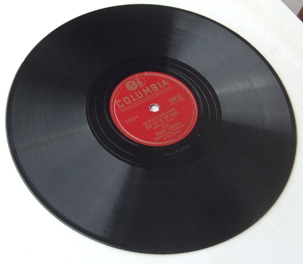 ◆ FRANK SINATRA ◆ You Go To My Head / I Don ' t Know Why ◆ Columbia 36818 (78rpm SP) ◆_画像3