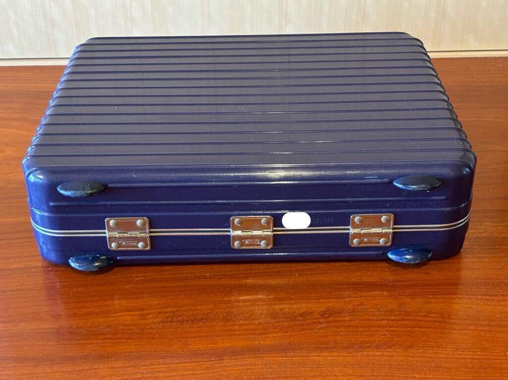  free shipping RIMOWA LIMBO Rimowa Lynn bo attache case 874.12 blue 17L business navy blue 