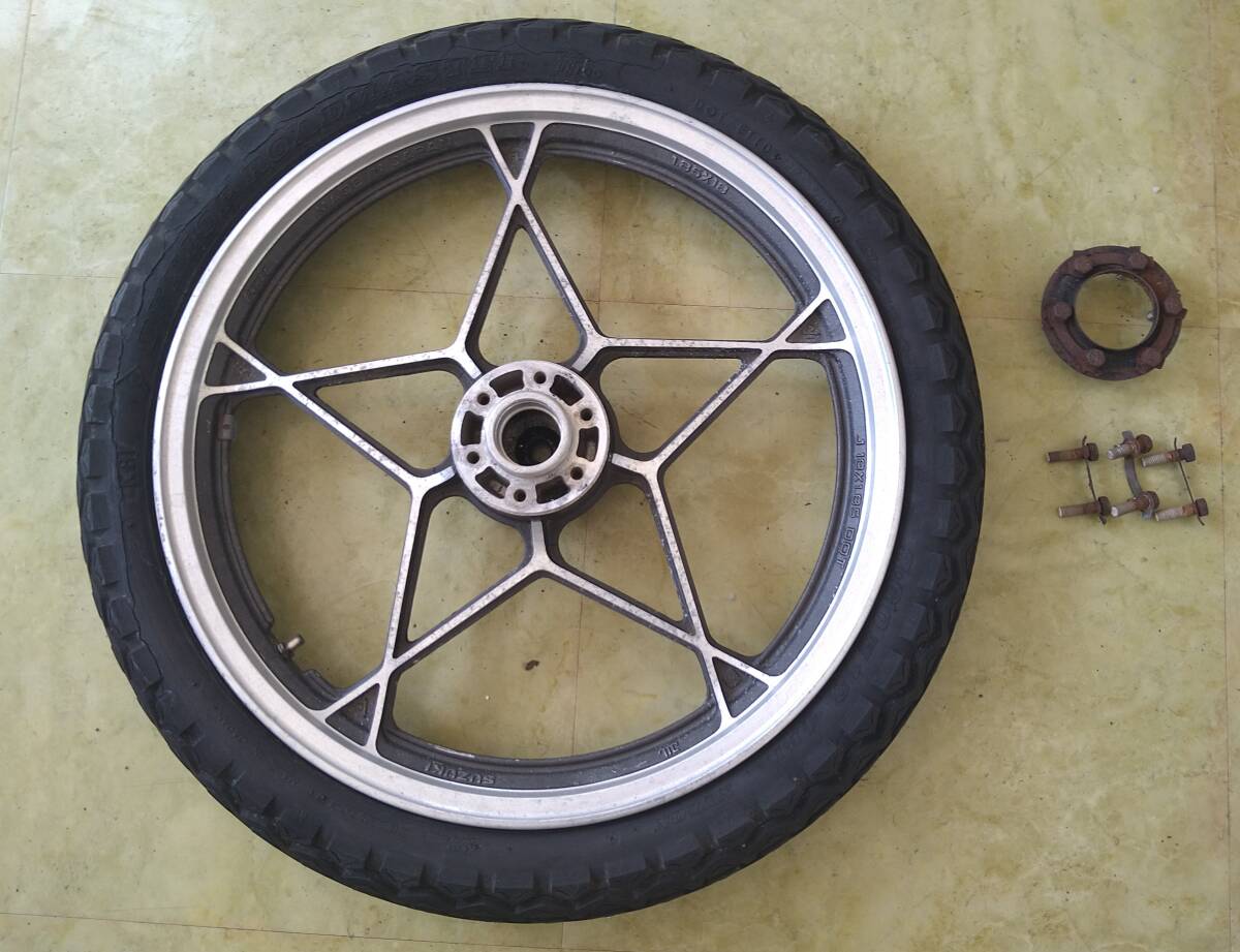 Yahoo!オークション - GS400 GSX400E 純正ホイール キャスト 星 Yahoo!オークション - GS400 GSX400E 純正ホイール キャスト 星