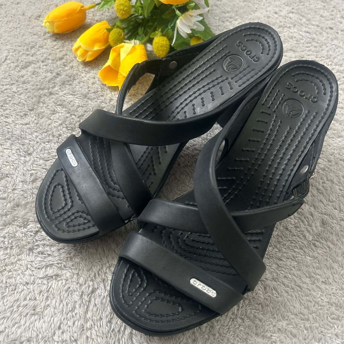 クロックス'サイプラス'Ⅴ サンダル'ヒール ミュール'W8 crocs クロックス'サイプラス'Ⅴ サンダル'ヒール ミュール'W8 crocs