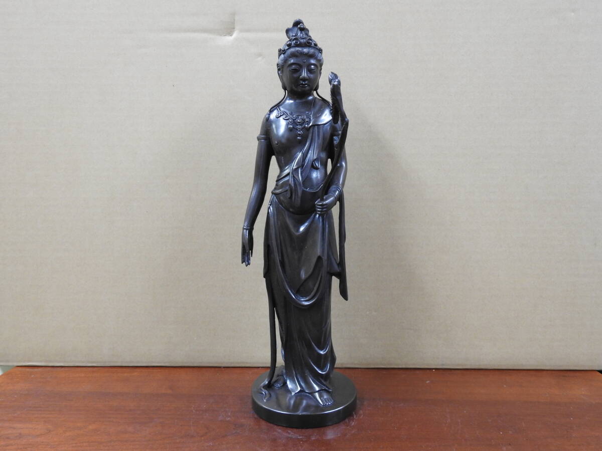 観音様 仏様 銅器 特大銅製仏 仏教美術 観音菩薩像 立像 重量約 観音様 仏様 銅器 特大銅製仏 仏教美術 観音菩薩像 立像 重量約