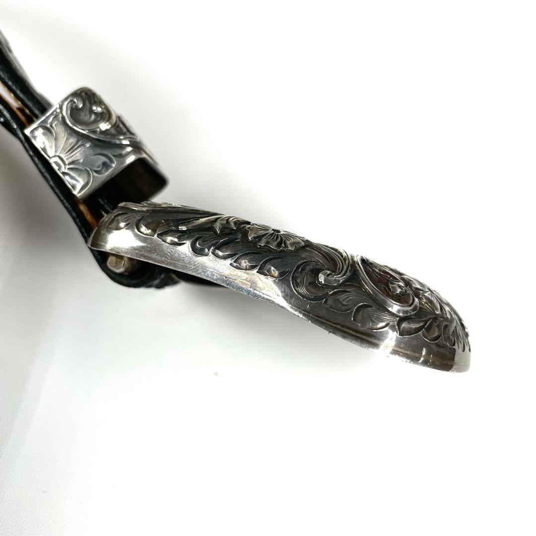 超美品 VOGT ボグト 3ピース 925 バックル ウエスタン FUNNY 超美品 VOGT ボグト 3ピース 925 バックル ウエスタン FUNNY