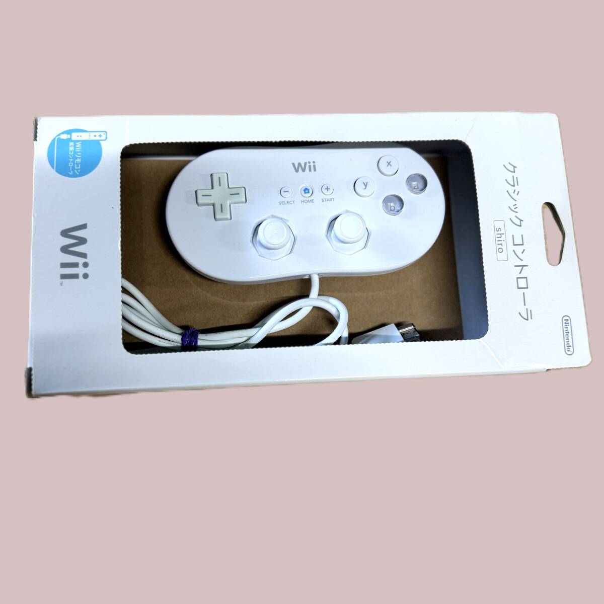 任天堂 Wii クラシックコントローラー 白 に近い NO70105 任天堂 Wii クラシックコントローラー 白 に近い NO70105