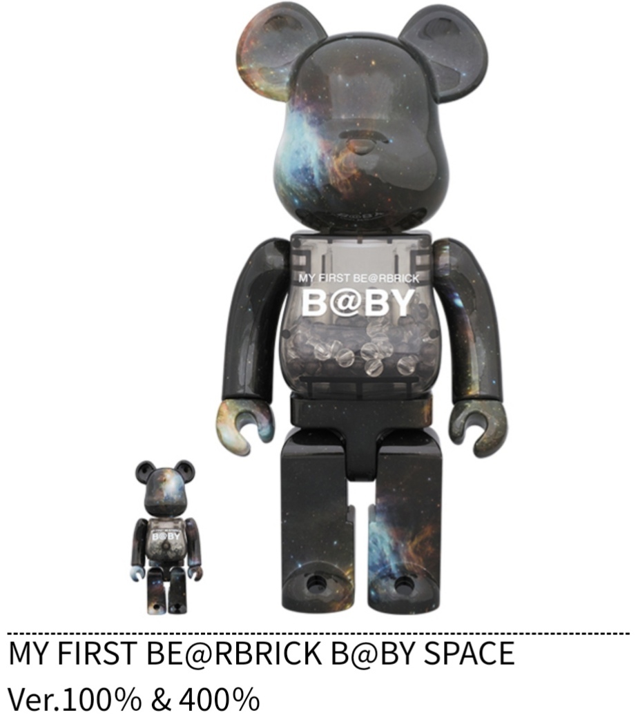     原文:【三体セット】 MEDICOM TOY ベアブリック 限定 MY FIRST BE@RBRICK SPACE ver. 100% 400% 1000% 千秋 スペース ver. メディコムトイ