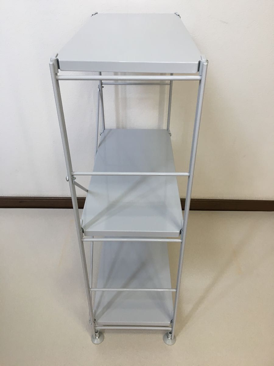美品 MUJI 無印良品 スチール ユニット シェルフ 3段 匿名配送 美品 MUJI 無印良品 スチール ユニット シェルフ 3段 匿名配送