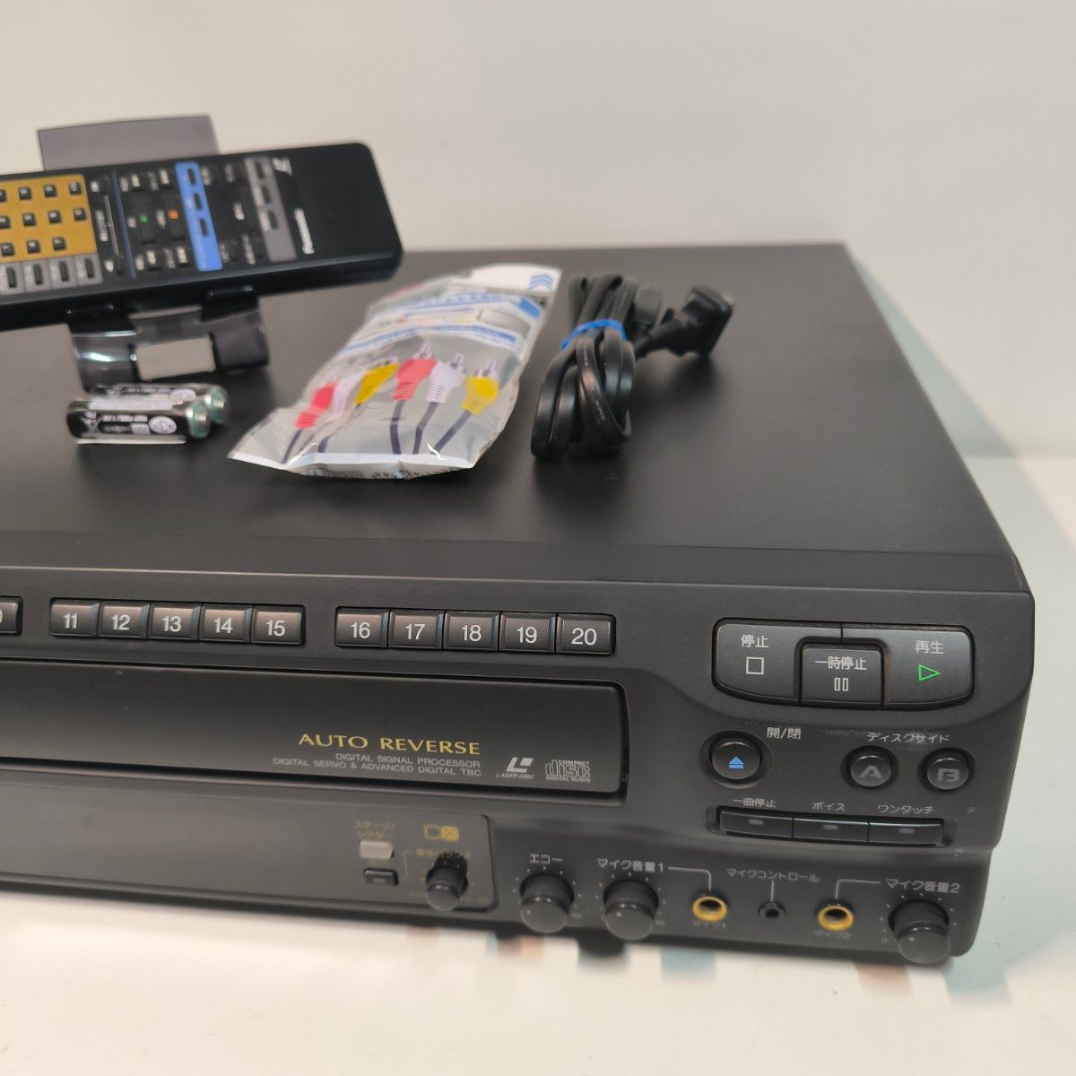 Panasonic カラオケ対応 LDプレーヤー LX-K770 メンテナンス済み Panasonic カラオケ対応 LDプレーヤー LX-K770 メンテナンス済み
