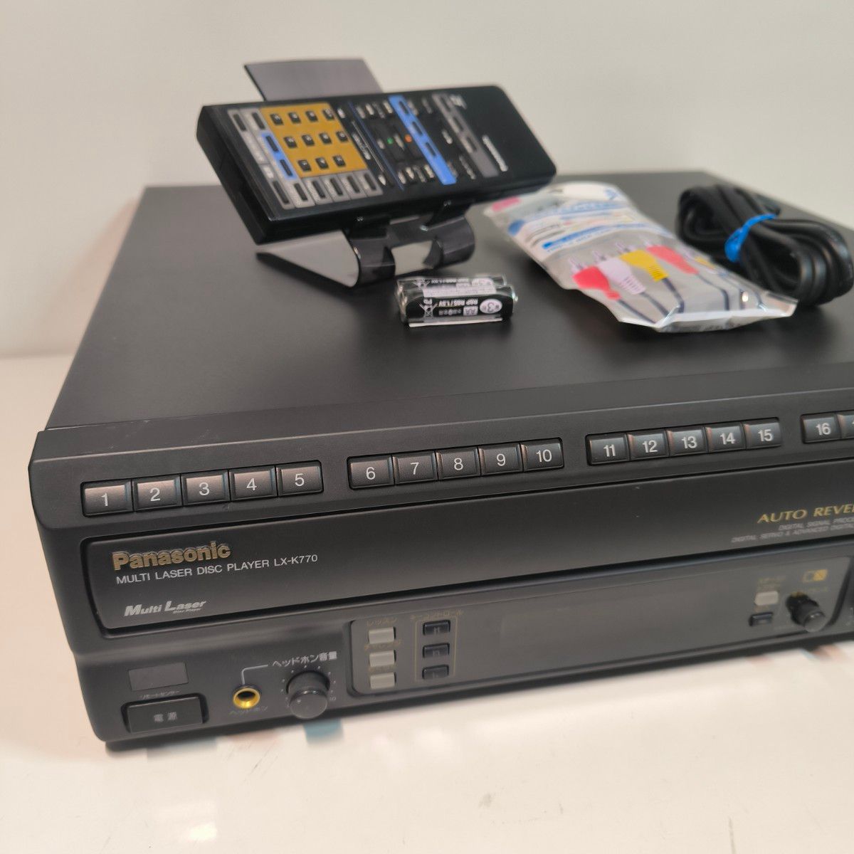 Panasonic カラオケ対応 LDプレーヤー LX-K770 メンテナンス済み Panasonic カラオケ対応 LDプレーヤー LX-K770 メンテナンス済み