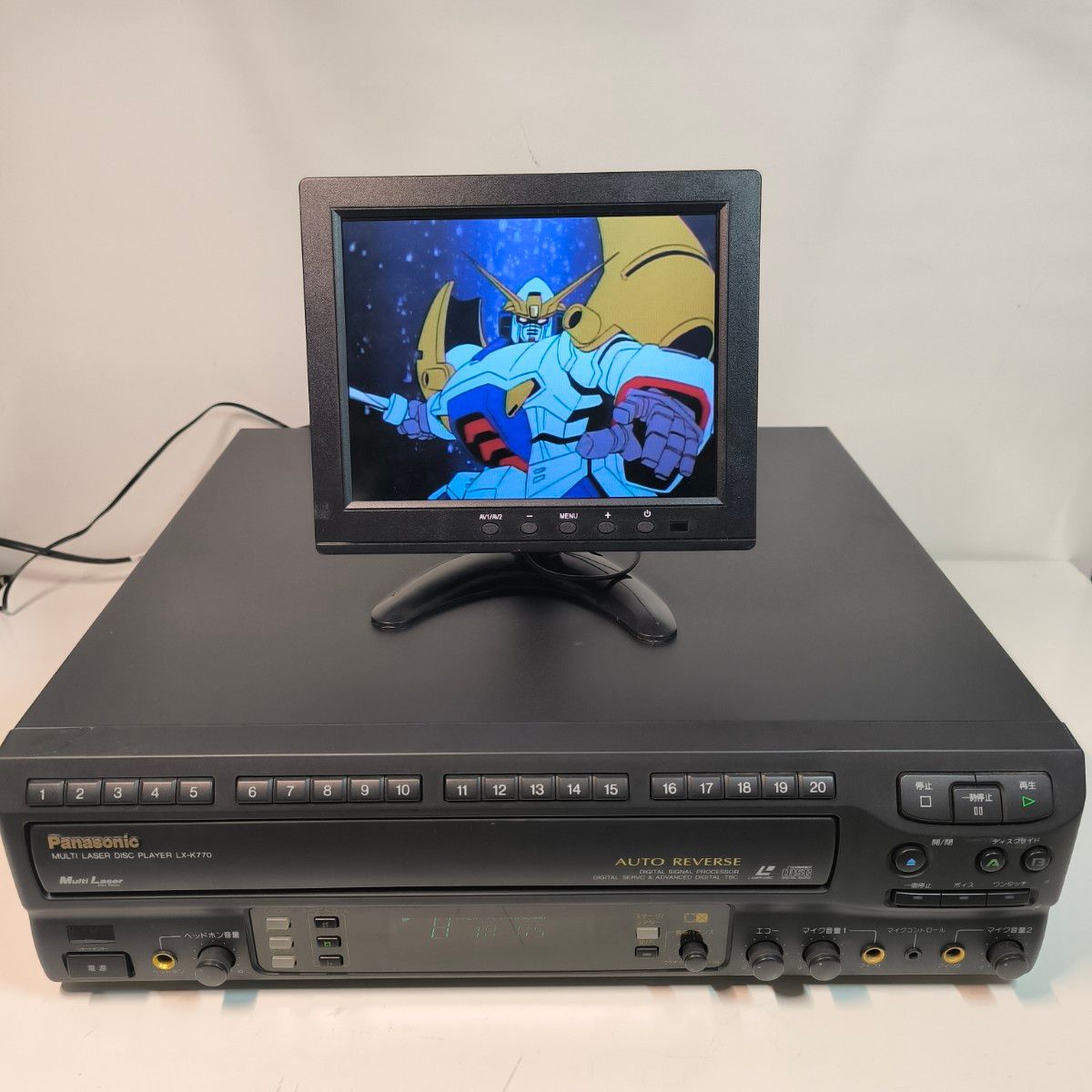 Panasonic カラオケ対応 LDプレーヤー LX-K770 メンテナンス済み Panasonic カラオケ対応 LDプレーヤー LX-K770 メンテナンス済み