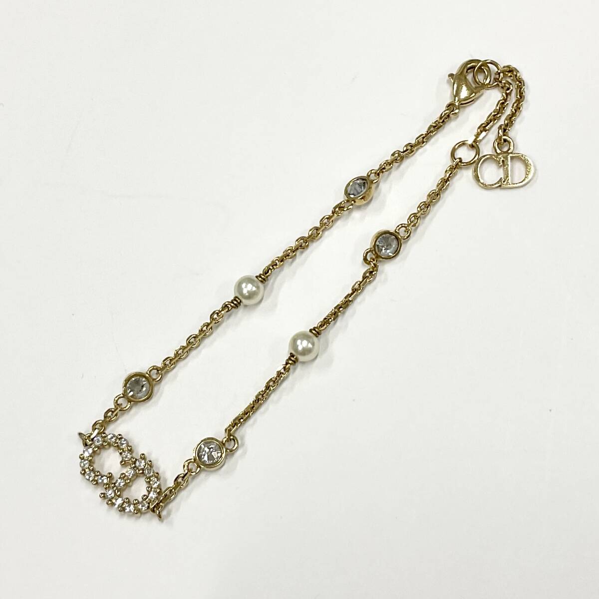 M10267クリスチャンディオール Clair D Lune ブレスレット ロゴ M10267クリスチャンディオール Clair D Lune ブレスレット ロゴ