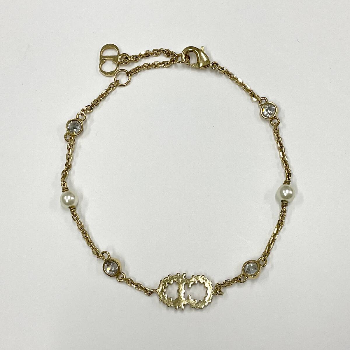 M10267クリスチャンディオール Clair D Lune ブレスレット ロゴ M10267クリスチャンディオール Clair D Lune ブレスレット ロゴ