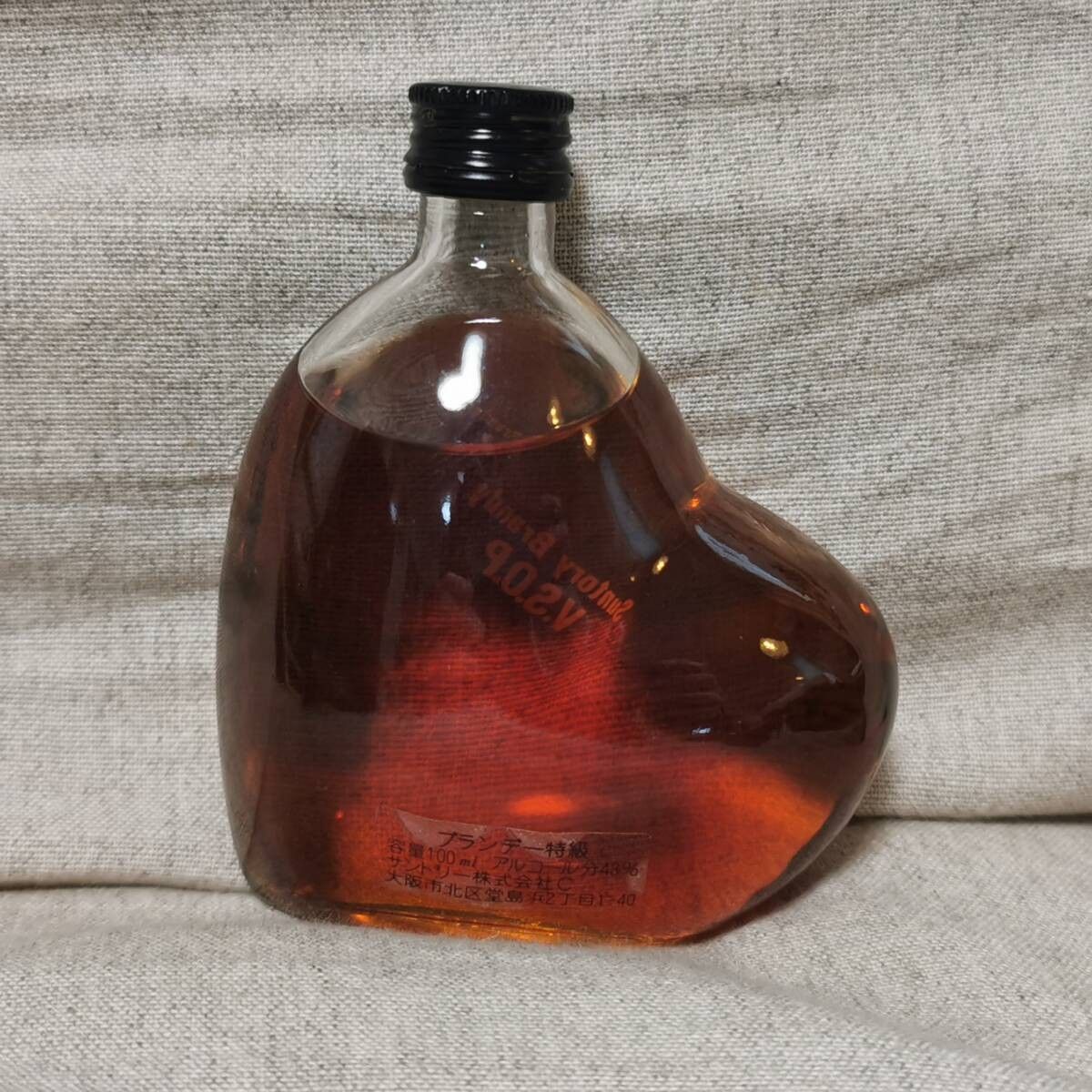 サントリー ブランデー VSOP ハート型 ミニボトル 100ml 40 サントリー ブランデー VSOP ハート型 ミニボトル 100ml 40