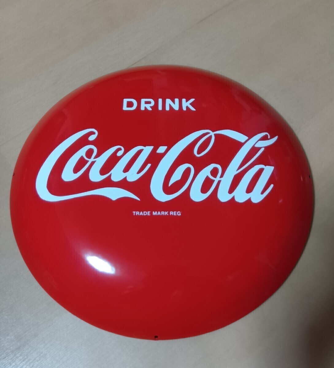 コカ・コーラ ホーロー看板 Coca-Cola 琺瑯丸看板 ボタンサイン コカ・コーラ ホーロー看板 Coca-Cola 琺瑯丸看板 ボタンサイン
