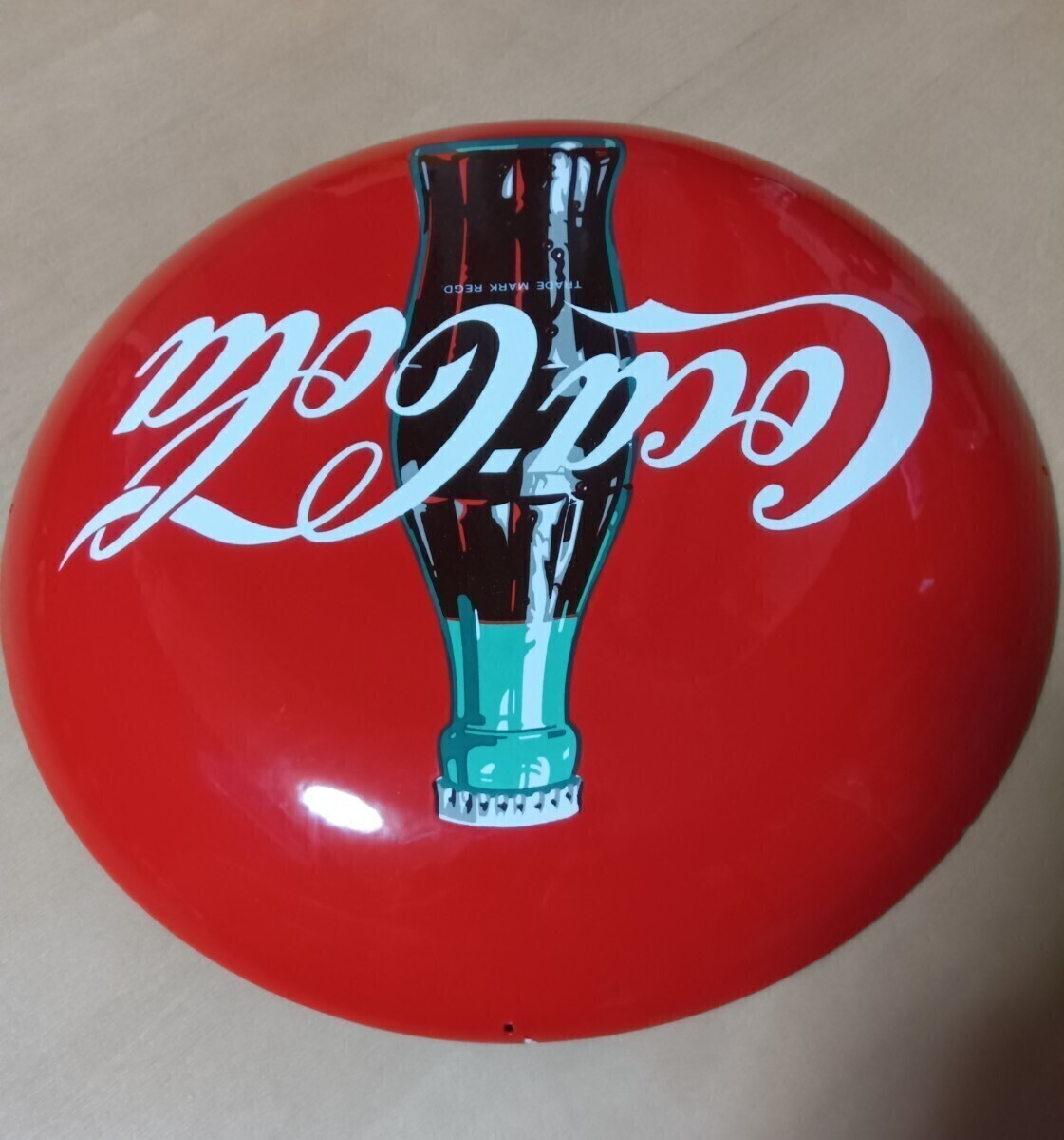 コカ・コーラ ホーロー看板 Coca-Cola 琺瑯丸看板 ボタンサイン コカ・コーラ ホーロー看板 Coca-Cola 琺瑯丸看板 ボタンサイン