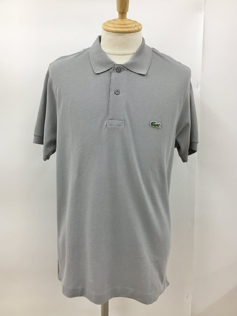 ラコステ LACOSTE Classic Fit ポロシャツ US M グレー系 未使用 ラコステ LACOSTE Classic Fit ポロシャツ US M グレー系 未使用