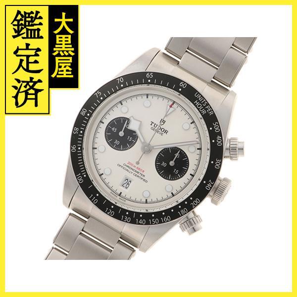 TUDORchu-da- wristwatch black Bay Chrono M79360N-0002 steel white face self-winding watch 2022 year 12 month regular goods [472]SJ