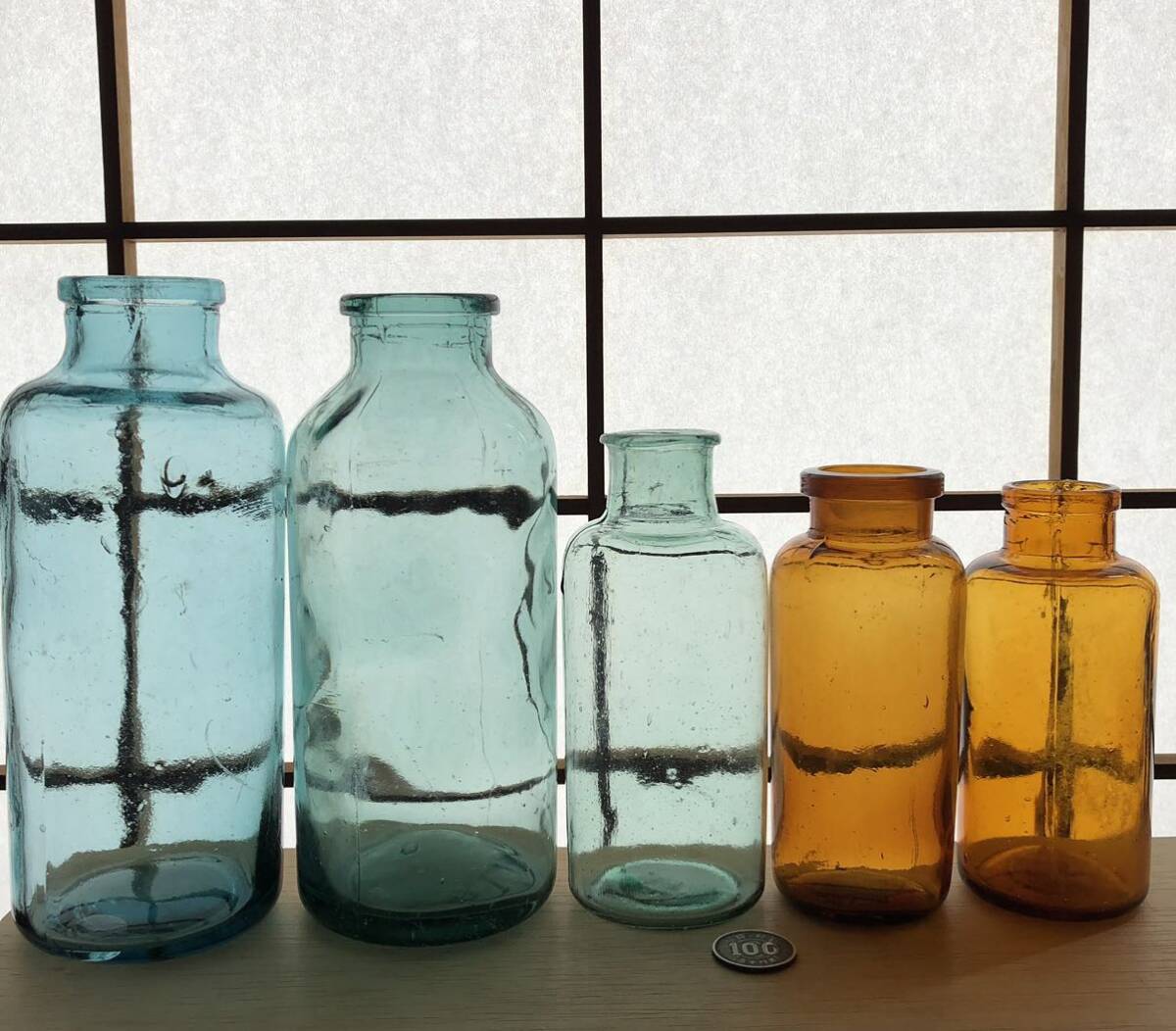 レトロ ガラス瓶 薬品瓶 昭和 花器 ドライフラワー ヴィンテージ レトロ ガラス瓶 薬品瓶 昭和 花器 ドライフラワー ヴィンテージ