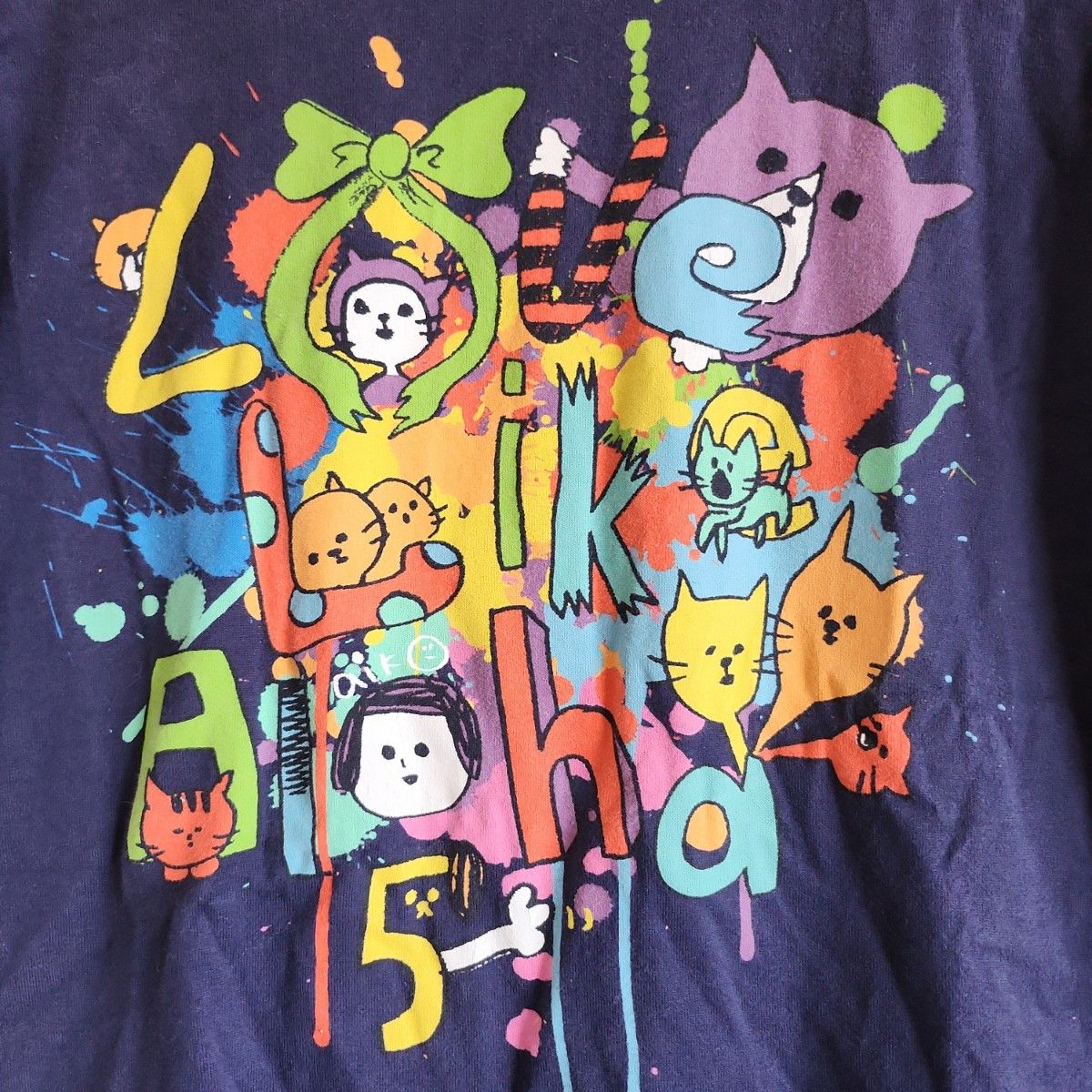 aiko ライブ Tシャツ 半袖 ラブ ライク アロハ LLA 5 アイコ aiko ライブ Tシャツ 半袖 ラブ ライク アロハ LLA 5 アイコ