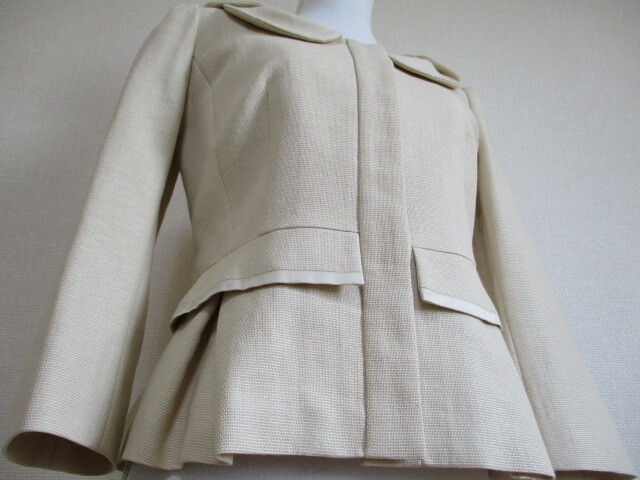  new goods ELETRA by Ritsuko Kato jacket 40 made in Japan Italy made cloth use 