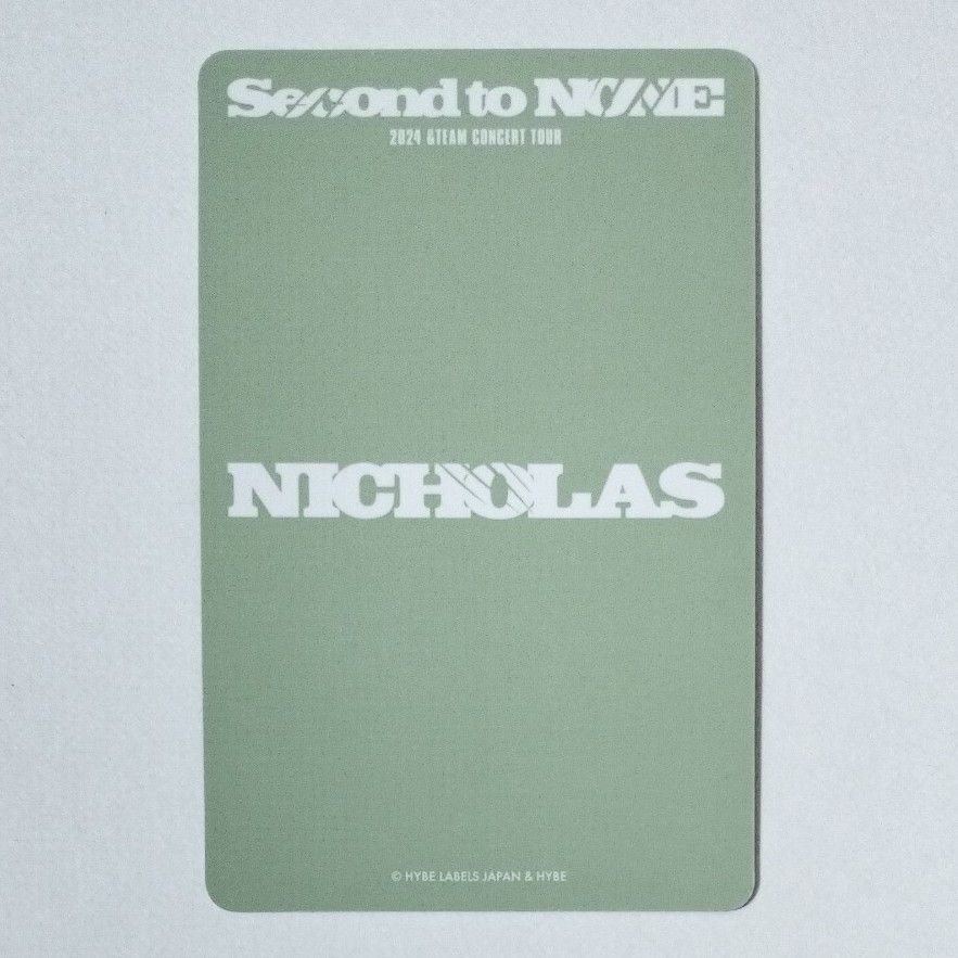 &TEAM NICHOLAS ニコラス SECOND TO NONE トレカ チェキ 4点 &TEAM NICHOLAS ニコラス SECOND TO NONE トレカ チェキ 4点