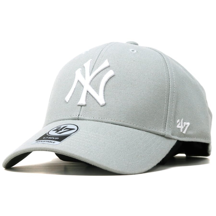 キャップ 47brand 47キャップ ヤンキース ツイル生地 MVP MLB ベースボールキャップ 正規品 アジャスター ユニセックス グレー