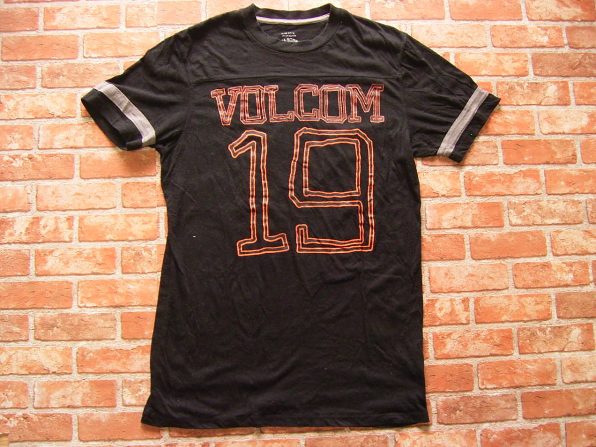 VOLCOM　ヴォルコム　ブラックTシャツ_画像1