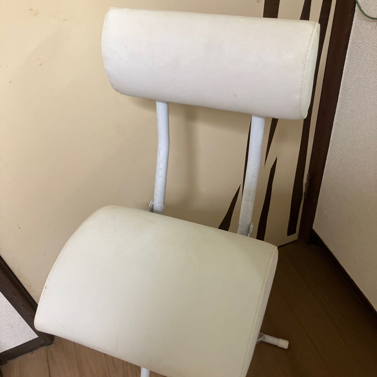 ニトリ カウンター椅子 折りたたみ 白 ハイチェアピロー 2脚 ニトリ カウンター椅子 折りたたみ 白 ハイチェアピロー 2脚