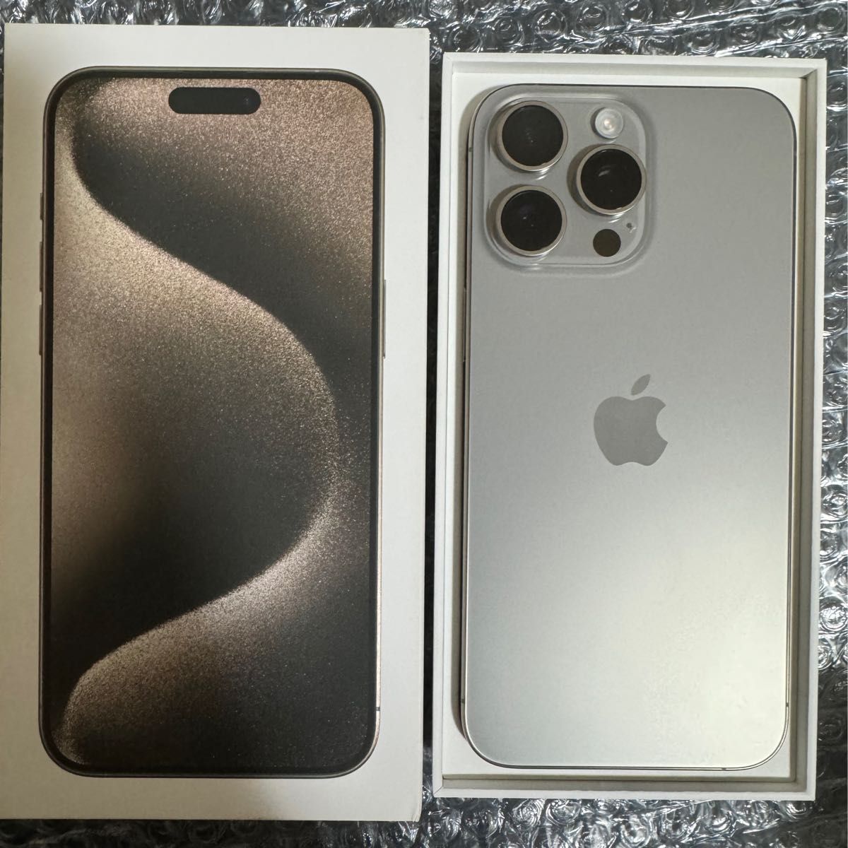開封済み 未使用 iPhone 15 Pro Max 256GB ナチュラルチタニウム 開封済み 未使用 iPhone 15 Pro Max 256GB ナチュラルチタニウム