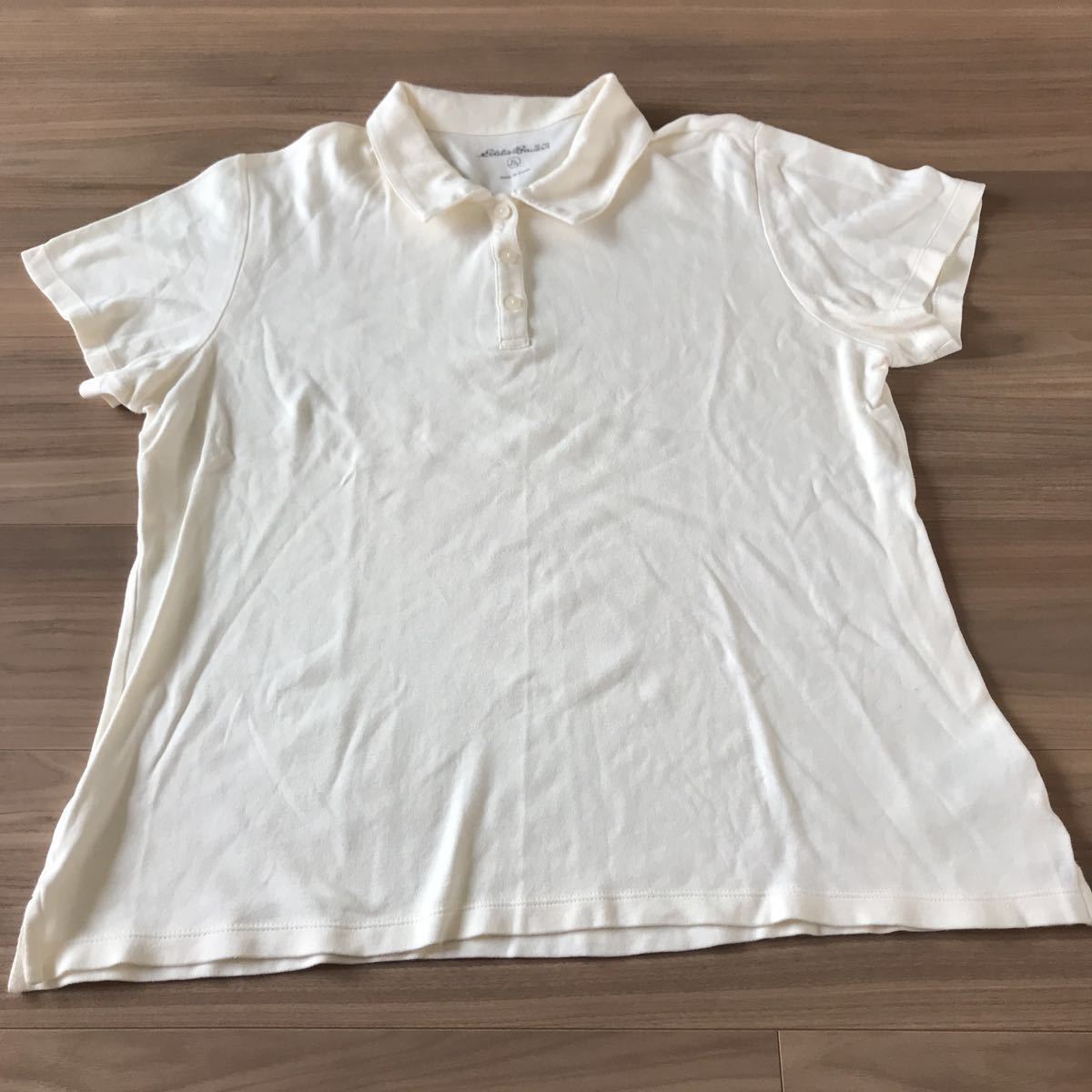 レディース 綿100% ポロシャツ風シャツ サイズXL_画像1