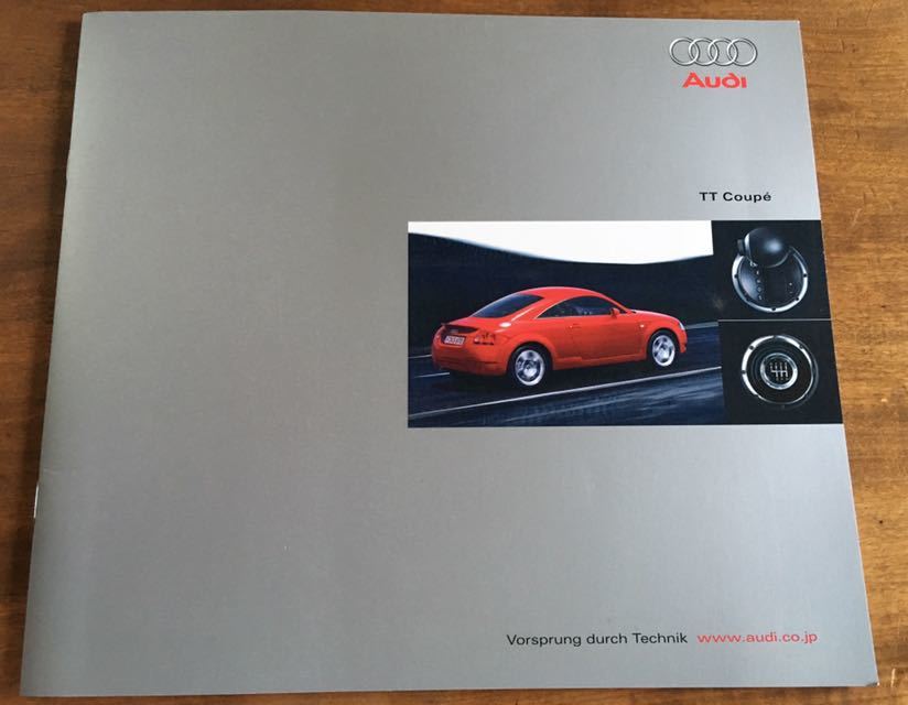 [ Audi JAPAN regular catalog ][ *Audi TT Coupe ~& *Audi TT Coupe & TT Roadster Accessories~( catalog 2 pcs. set B)]