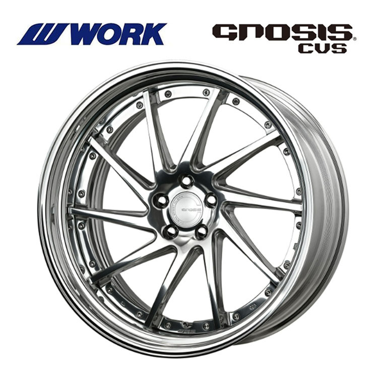 送料無料 ワーク GNOSIS CVS STEP RIM ミドルコンケイブ DEEP RIM Odisk 11.5J-21 +77~-39 5H-120 【1本単品 新品】