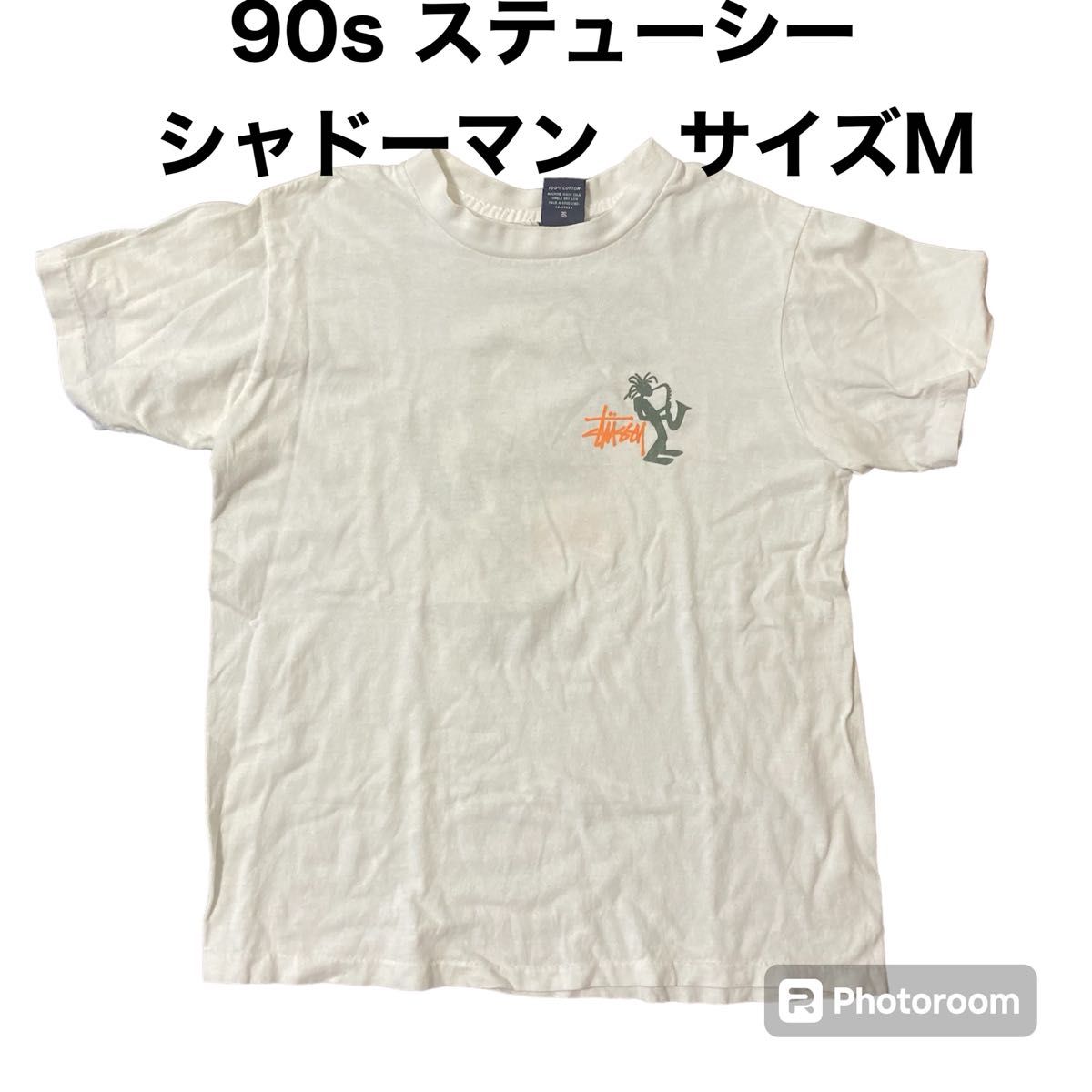 最終割引 90s00s USA製 ステューシー STUSSY シャドーマン 半袖 最終割引 90s00s USA製 ステューシー STUSSY シャドーマン 半袖