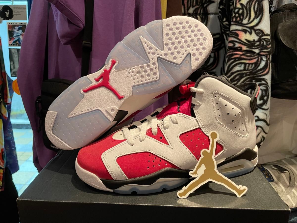Air Jordan6 Retro GS Carmine 2021 384665-106 エアジョーダン6 Air Jordan6 Retro GS Carmine 2021 384665-106 エアジョーダン6