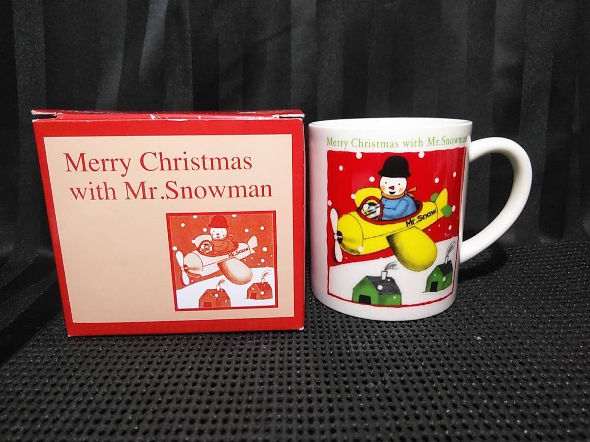 Merry Christmas with Mr.Snowman マグカップ tw46_画像1