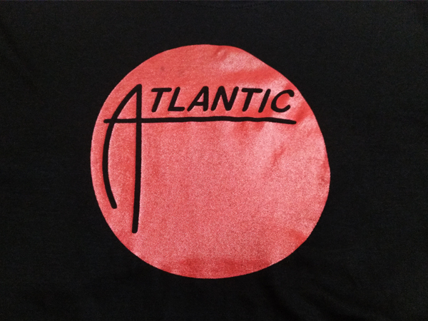 送込　Atlantic Record　アトランティックレコード　半袖Tシャツ　黒　Lサイズ _画像2