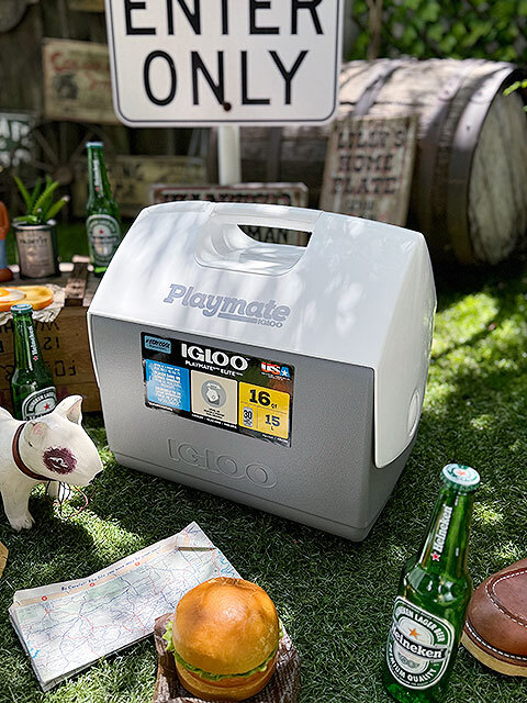 イグルー プレイメイト エリート 15L (グレー) 350ml缶を30本収納可能 ■ アメリカン雑貨 アメリカ雑貨