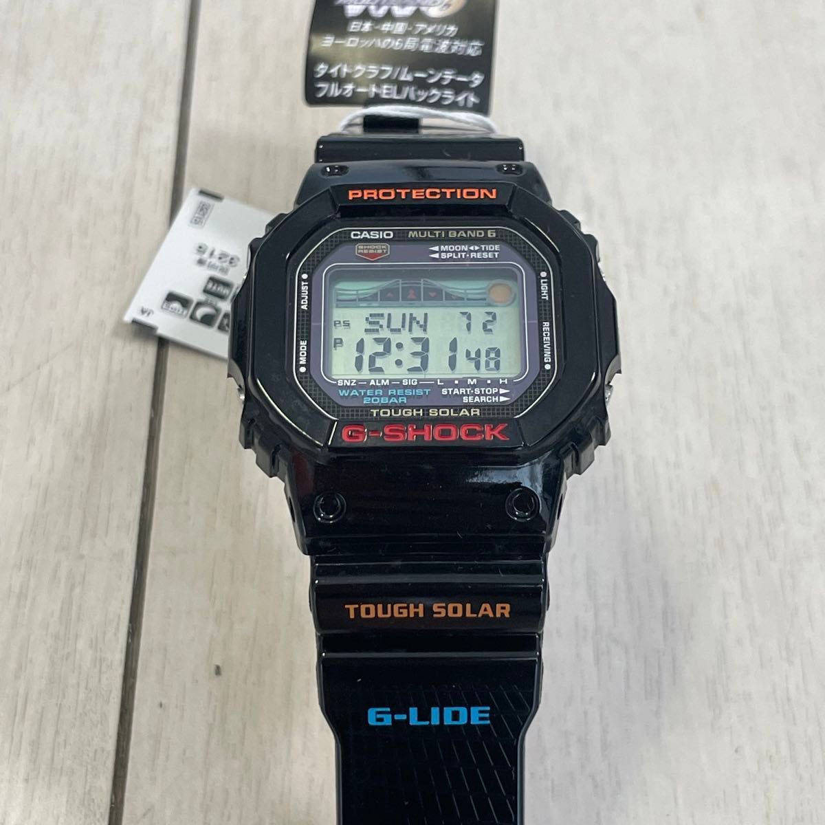 新品未使用】GWX-5600-1JF Gショック G-LIDE タイドグラフ付 新品未使用】GWX-5600-1JF Gショック G-LIDE タイドグラフ付