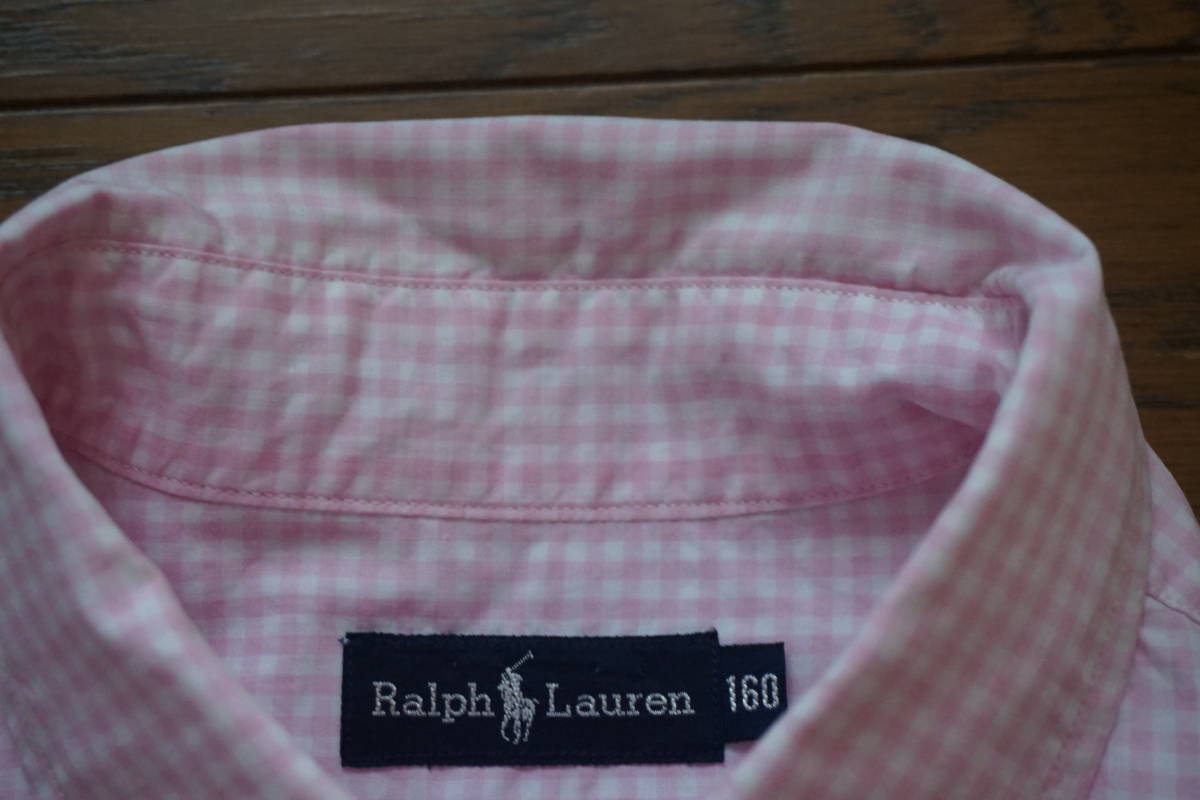 『 Ralph Lauren　ラルフローレン 』　 長袖シャツ　☆　size 160cm_画像2