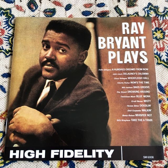 レイ・ブライアント/ピアノ・トリオ/PIANO TRIO/トミー・ブライアント/オリヴァー・ジャクソン/RAY BRYANT PLAYS/名盤/1959年_画像2