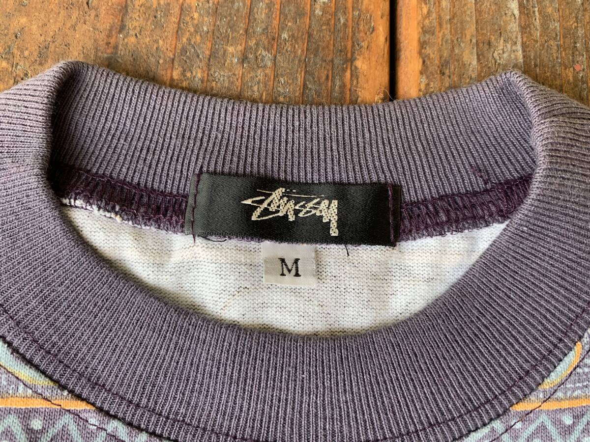 デッドストック 80s OLD STUSSY ステューシー 総柄 Tシャツ デッドストック 80s OLD STUSSY ステューシー 総柄 Tシャツ