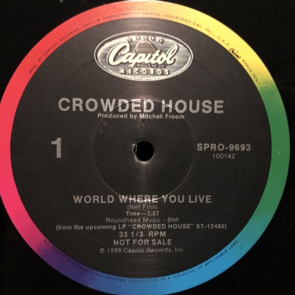 Crowded House / World Where You Liveの画像1