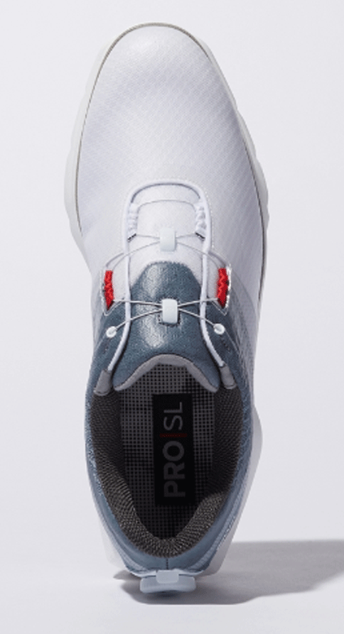  новый товар # foot Joy #2022.9#MEN'S Pro SL спорт боа #53314# белый | голубой #25.5CM(W=EEE)# шиповки отсутствует боа # стандартный товар 