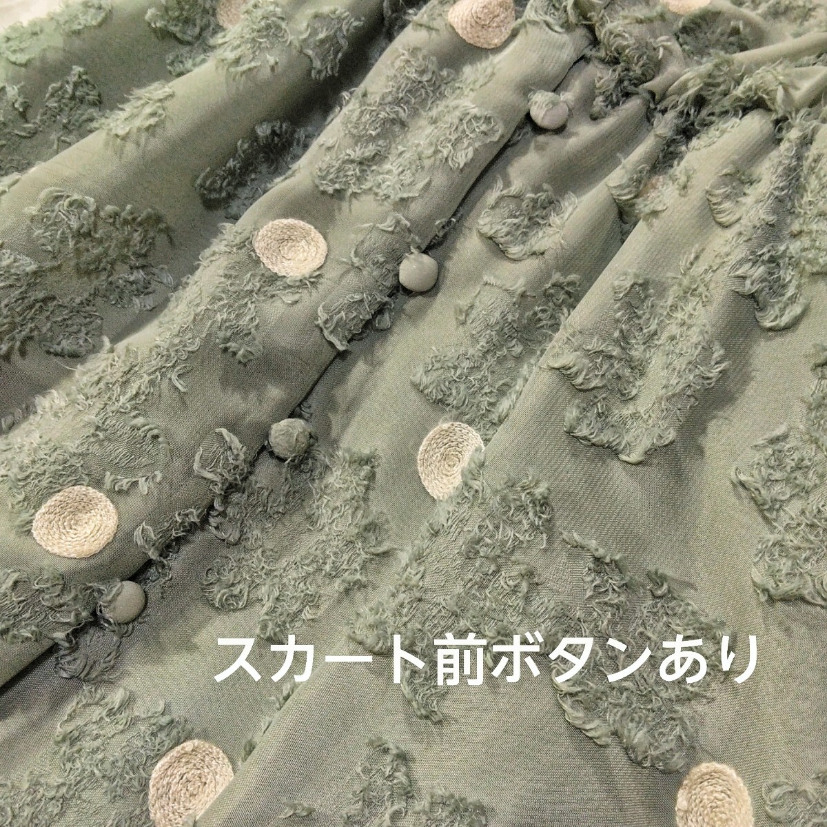 44 【ZARA】 ザラ 刺繍 ロングワンピース グリーン 緑 くすみ 44 【ZARA】 ザラ 刺繍 ロングワンピース グリーン 緑 くすみ