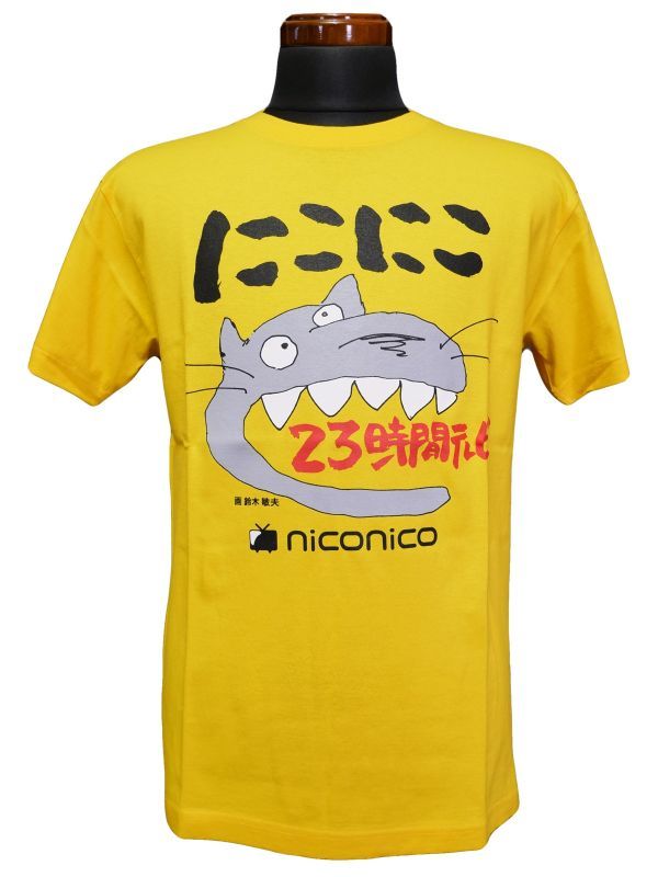 ヤフオク 半袖tシャツ Niconico ジブリ 鈴木敏夫デザイン