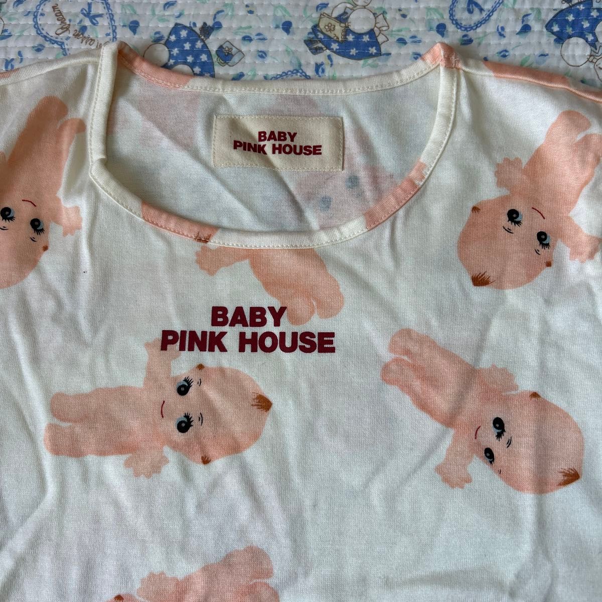 ベビーピンクハウス キューピー柄 可愛いTシャツ L 新品|Yahoo ベビーピンクハウス キューピー柄 可愛いTシャツ L 新品|Yahoo