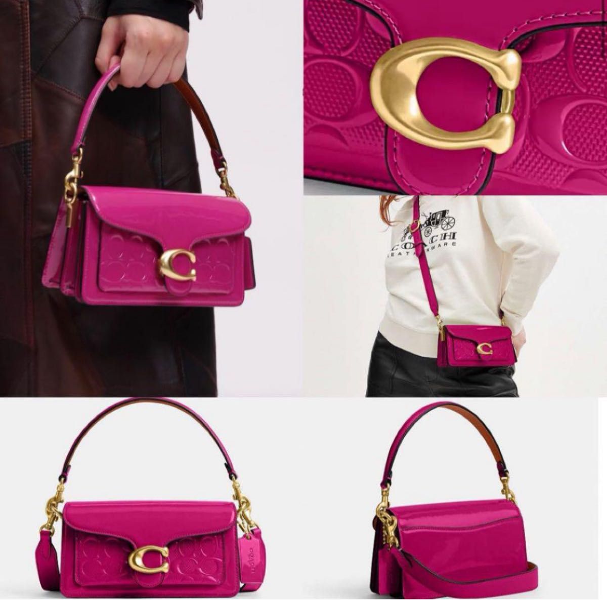 未使用】COACH コーチ CM554 タビー ショルダー バッグ 未使用】COACH コーチ CM554 タビー ショルダー バッグ