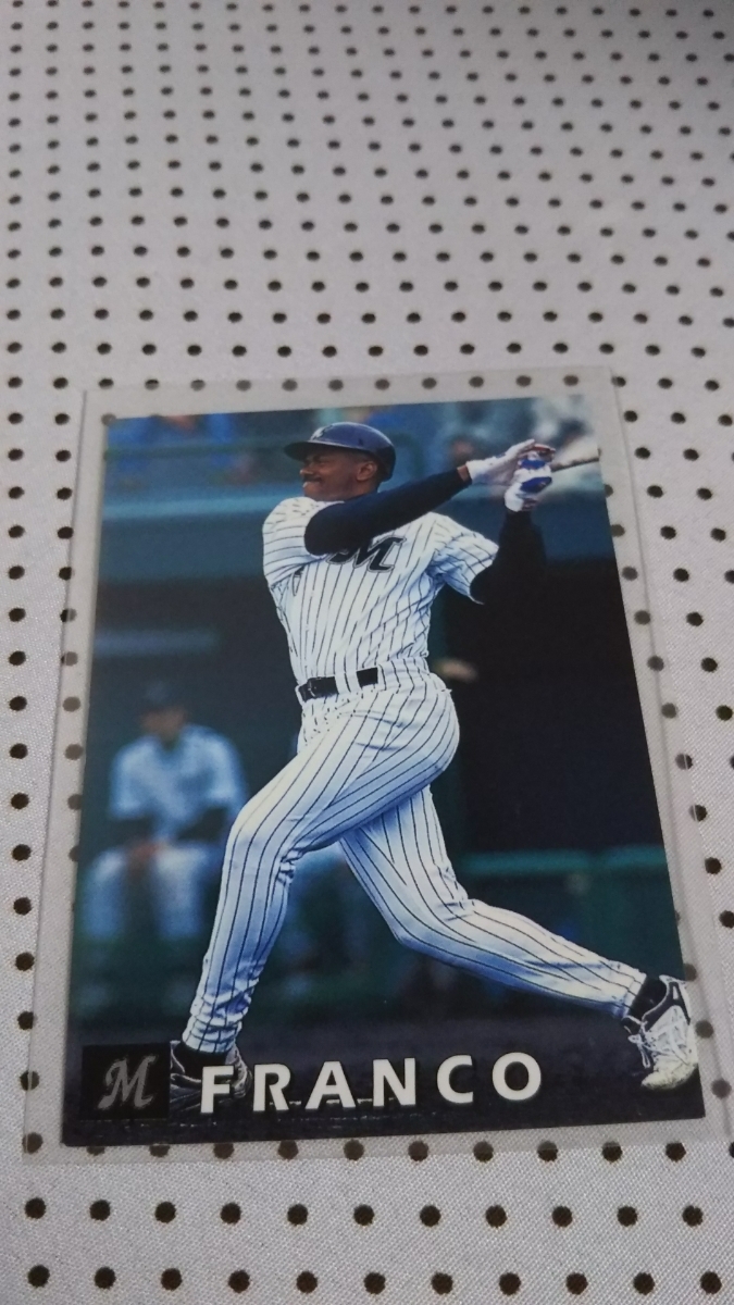カルビー Calbee☆プロ野球チップス98 カード フランコ E-16の画像1