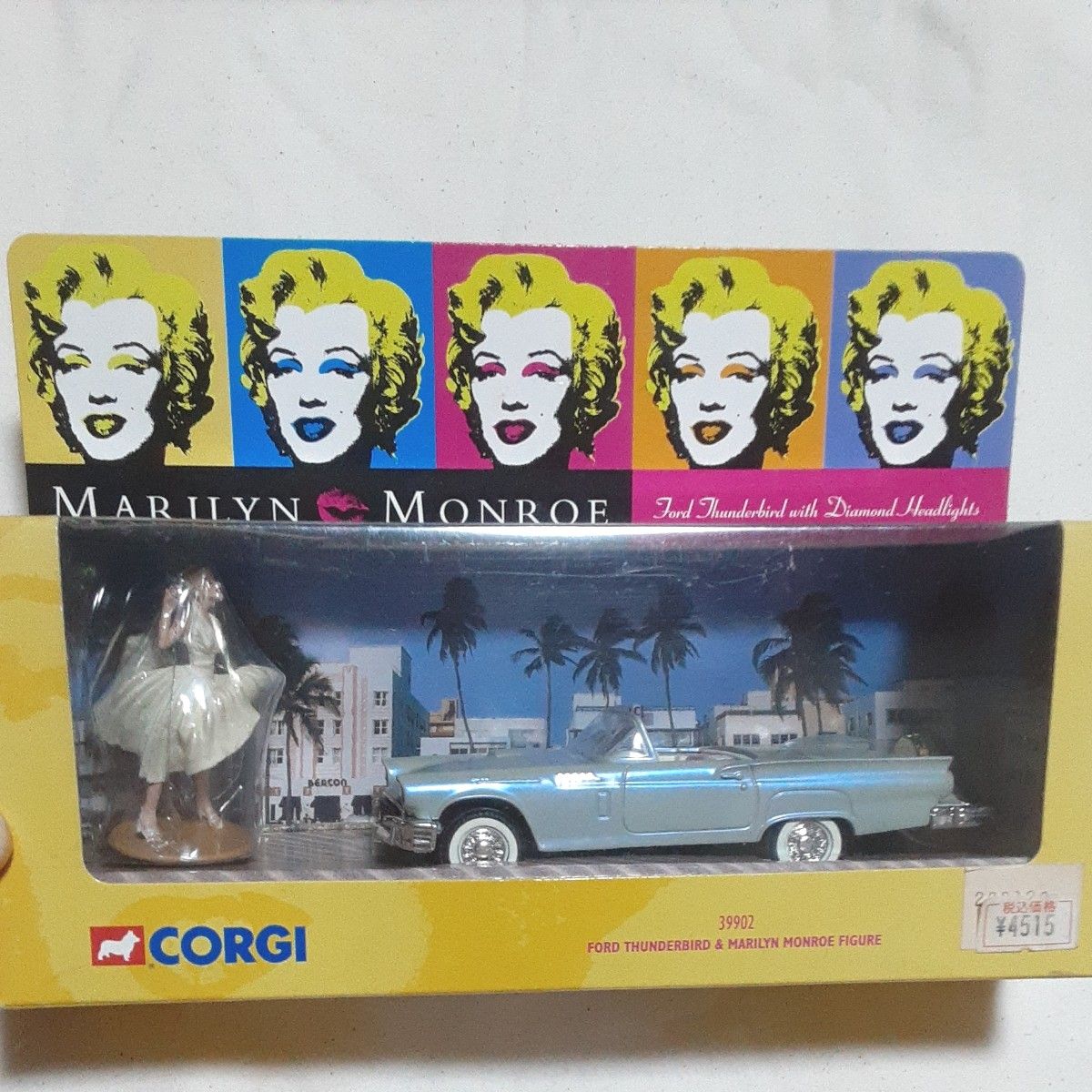 即日発送 CORGI THUNDERBIRD FORD ミニカー フィギュア マリリンモンロー 芸能人、タレント